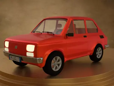 Fiat 126p Maluch 3D model