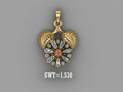 FASION PENDANT 3D model shop