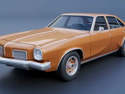 Oldsmobile Cutlass Salon 1973 3D print model