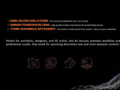 Kitchen Master Kit Modular Low-poly 3D model