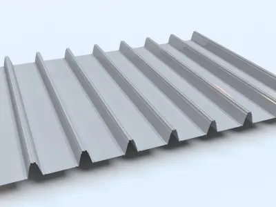 Composite Metal Deck Flooring 3D model