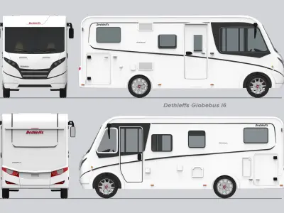 Dethleffs Globebus I6  3D model