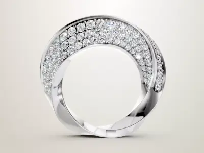 Cartier ring 3D print model