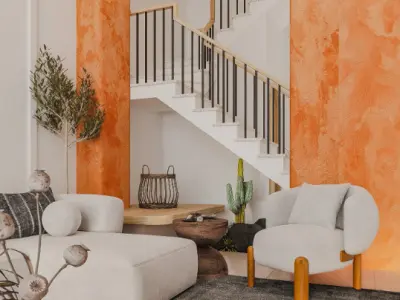 Sketchup House Scene exterior and interior 3D model