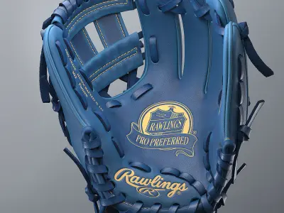 Baseball Glove  3D model