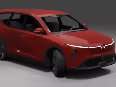 2025 Vinfast Limo Green Limogreen  Low-poly 3D model