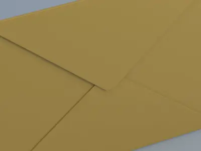 Envelope Brown 3D model