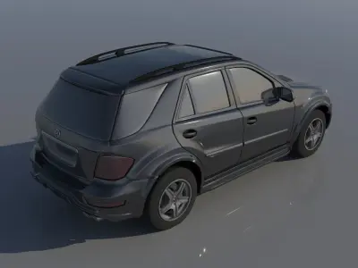 Mercedes Benz ML 63 2009 3D print model