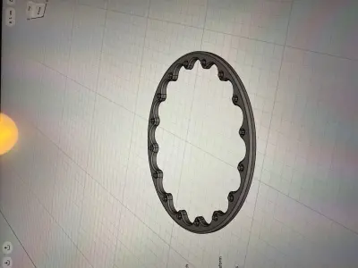 BEADLOCKS BILLET SPECIALTIES 15inch REAR WHEEL DRAG BEAD LOCKS 3D print model