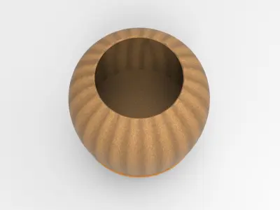 Zuj Vase Low-poly 3D model