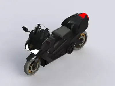 Yamaha Tmax 560 3D model