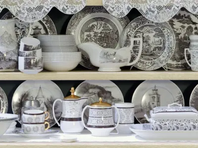 Large classic set 3D model