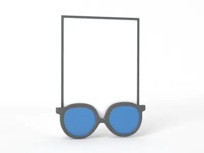 Father Day Frame 3D model