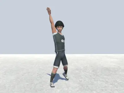 Basketball Player - Sports Man -Athletic  Low-poly 3D model
