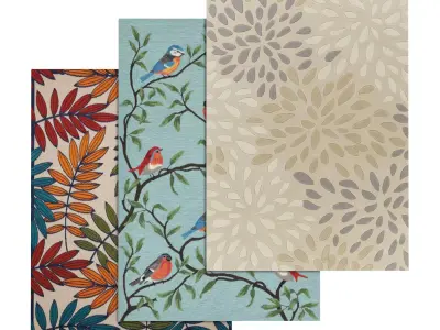 Rug Set 747 3D model