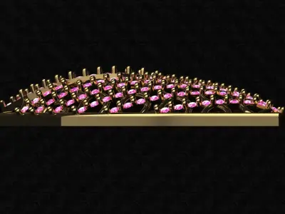 Diamond Earrings Free 3D print model purchase