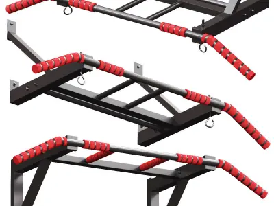 Gym Equipments  3D model