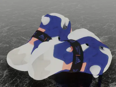 REEBOK X ADIDAS INSTAPUMP FURY BOOST 3D SHOES Low-poly 3D model