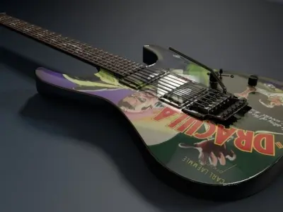 Kirk Hammett ESP KH-2 Dracula 3D model