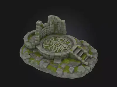 Mystic Ruins  Forgotten Echoes of an Ancient World 3D model