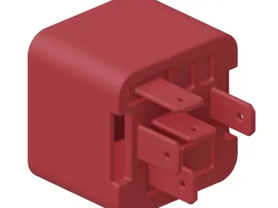 Plastic Auto Car Relay Switch Toy 3D model