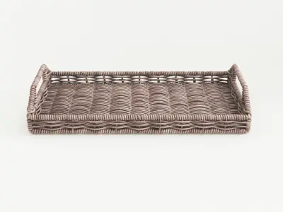 Wicker Tray 3D model