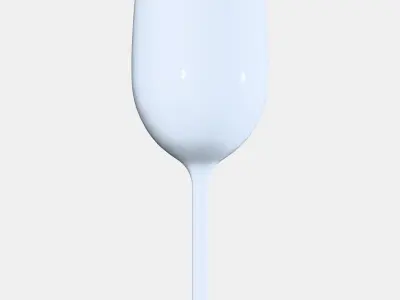 STORSINT Champagne glass Low-poly 3D model