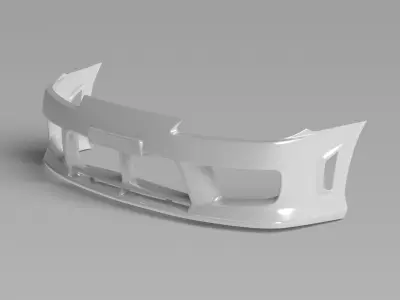 S15 Spec R Front Bumper Exterior Surface - 3D Laser-Scanned 3D model