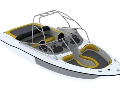 canoe v1 3D model  3D model