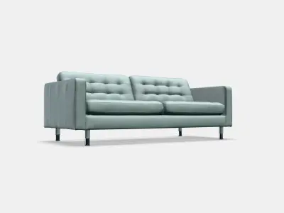 LANDSKRONA 3-seater sofa Low-poly 3D model