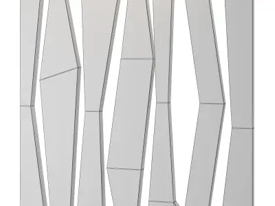 Wall Panel 3d model Low-poly 3D model 14