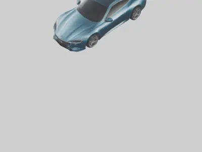 Modern Luxury Coupe model 3D model