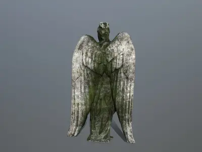 Angel Statue 5 Low-poly 3D model purchase