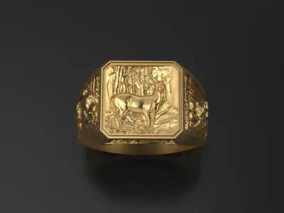 Ring hunter 3D print model