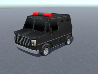 Cartoonic vehicles Pack low-poly 3D models Low-poly 3D model