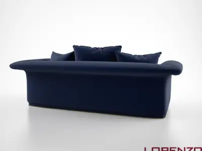 Lorenzo Tondelli Ali sofa 3D model 3D model