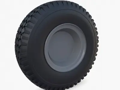 Microcar Wheel 3D model