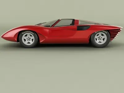 Ferrari 250 P5 Pininfarina concept 3D model