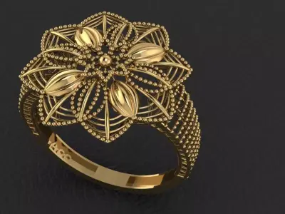 gold ring Acc 3D print model