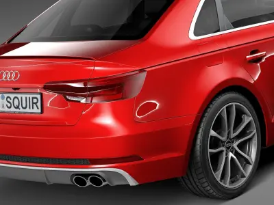 Audi S4 sedan 2017 3D model