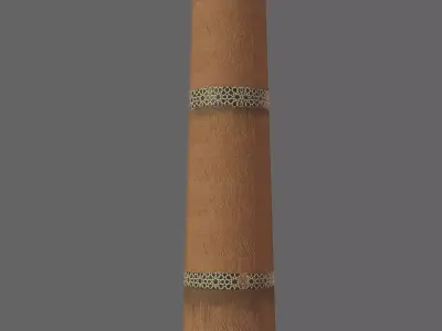 Samarkand Historical Building 4 Low-poly 3D model