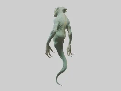 Reptilian Model Low-poly 3D model