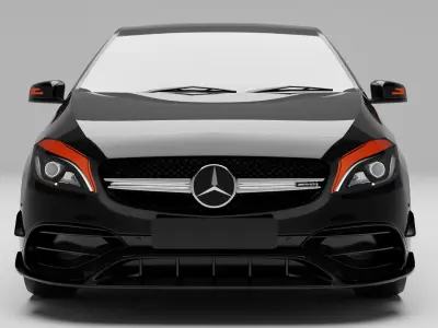 mercedes-benz-a45-amg-2018 3D model