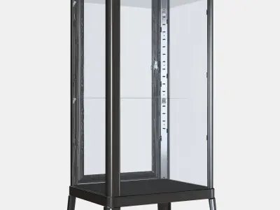 FABRIKOR Cabinets with glass doors Low-poly 3D model