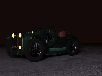 Old Car 1917 3D model