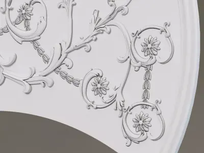 Hyde Park wall hanger 2 3D model