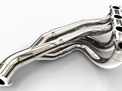 Exhaust maniflod 3D model