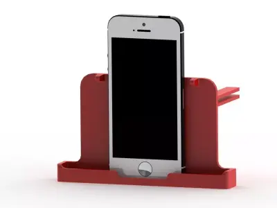Car mount holder for cell phone 3D print model
