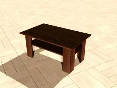 Loft Coffee Table Free low-poly 3D model