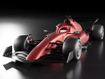 F1 Racing Car 3D model